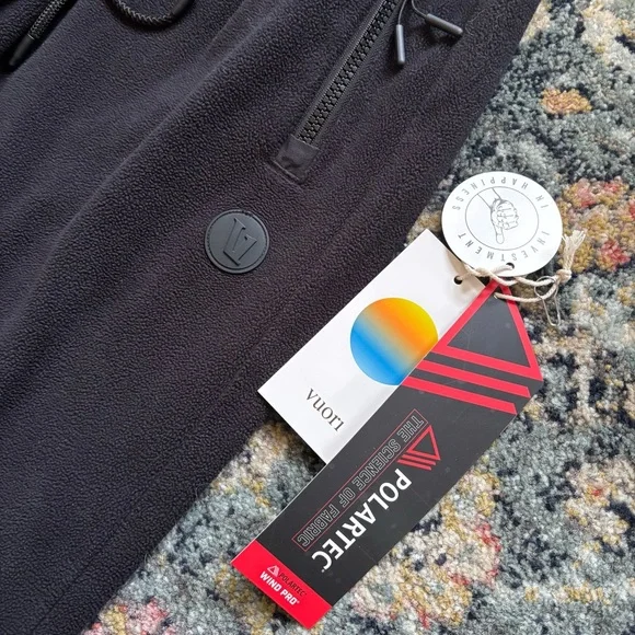 NWT Vuori Aspen Polartec Fleece Joggers #VW4114 Black Sz XS - Picture 7 of 12